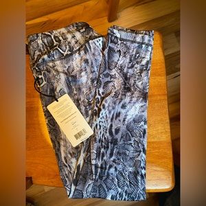 90 degree tights snake skin leopard